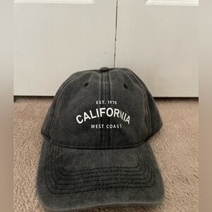 California West Coast gray vintage hat